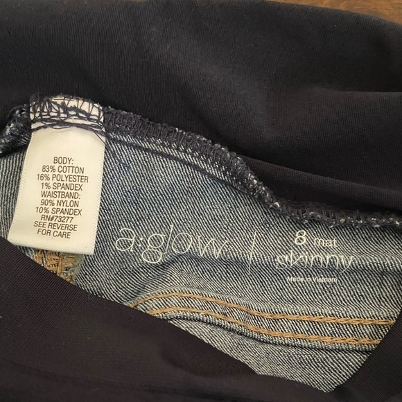 A:Glow Maternity Ripped “Skinny” Jeans Size 8 - Picture 4 of 4